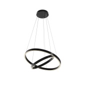 Люстра подвесная светодиодная Maytoni Rim MOD058PL-L55BK