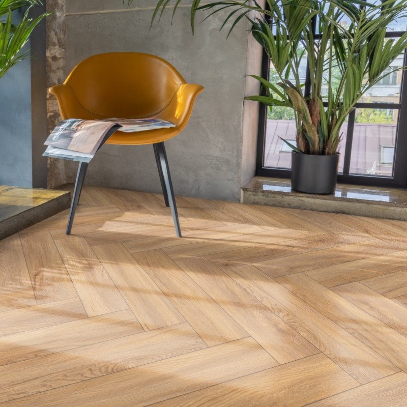 Кварц виниловый ламинат Aquafloor Parquet Glue 4V AF2515PG