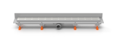 Душевой лоток 85 см Creto Walkway CRE-850 WH-P с решеткой, хром
