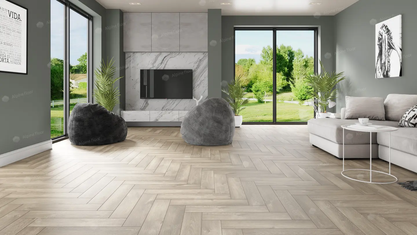 SPC Ламинат Alpine Floor ABA Parquet Premium ECO 19-5 MC Дуб Натуральный Отбеленный