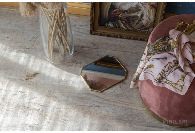 ПВХ плитка VINILAM Glue Дуб Росток 66777 Glue