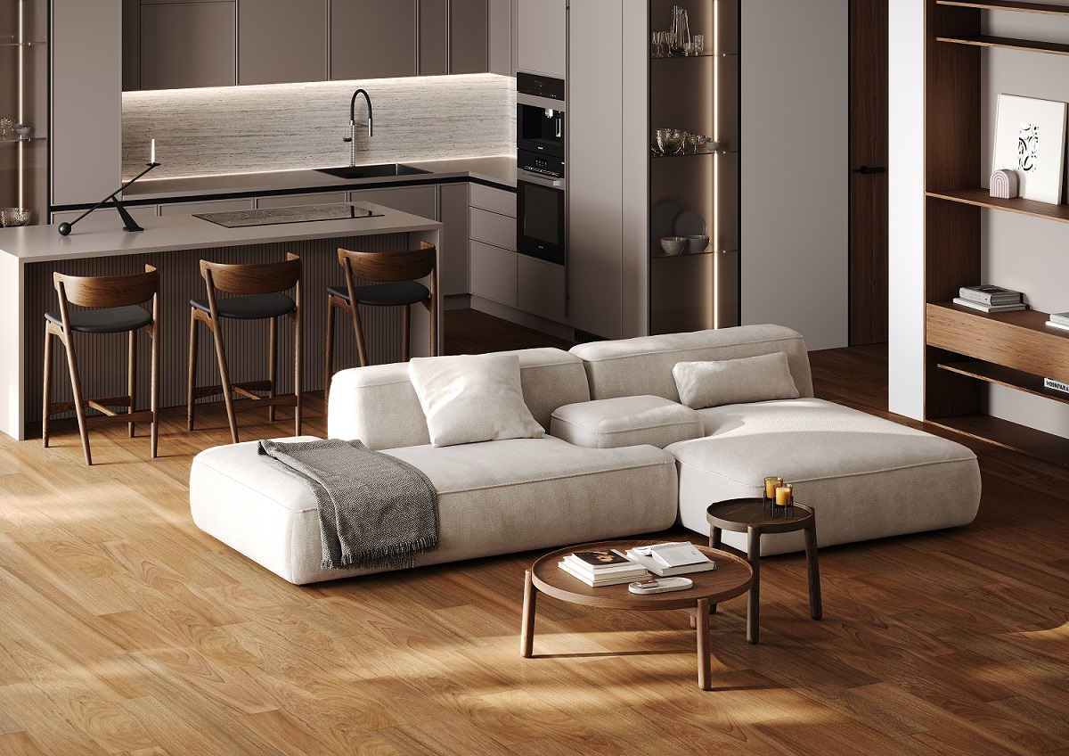 Кварцевый паркет Quartz Parquet Классик 5/0,6 мм Дуссия Африканская 550-63