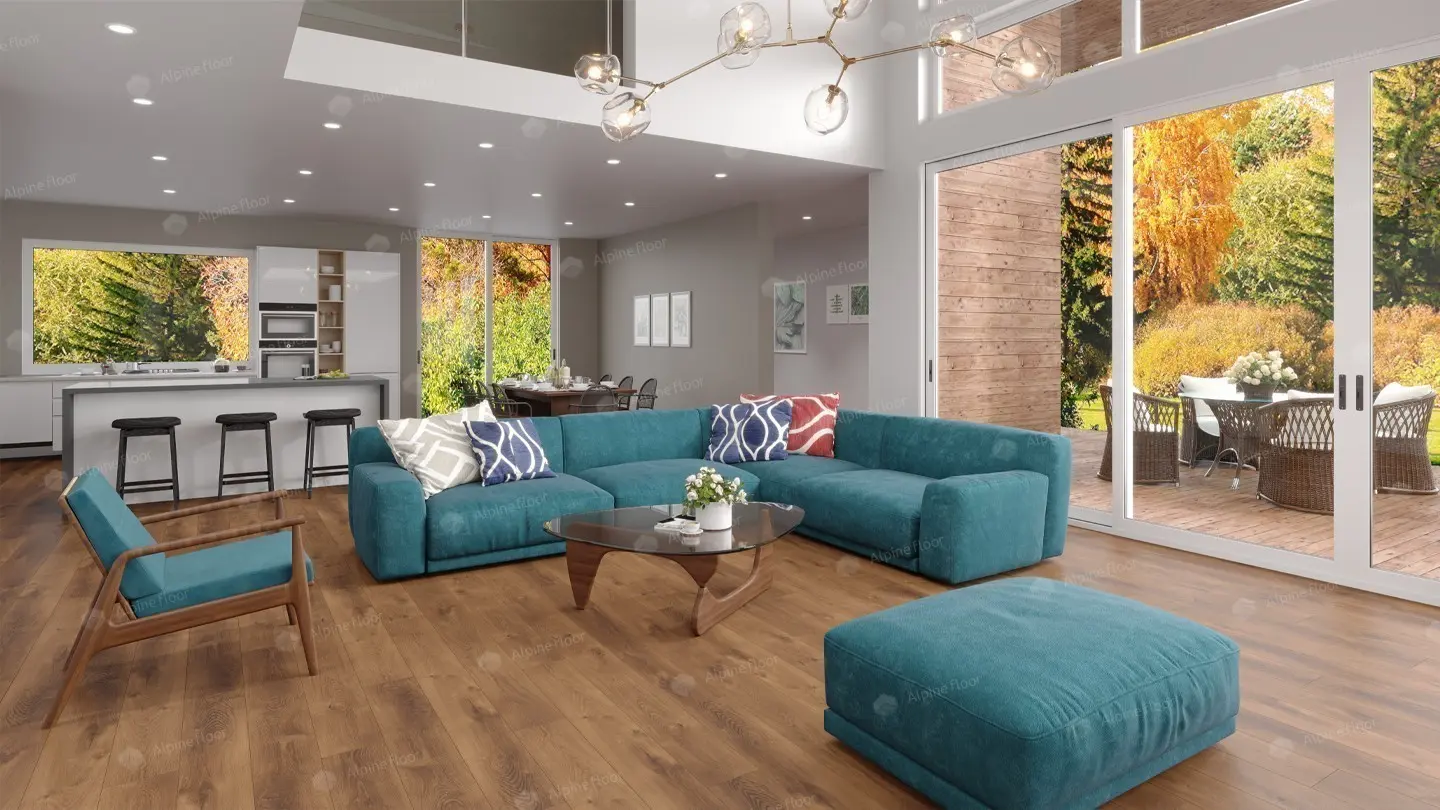 SPC Ламинат Alpine Floor ABA Premium XL ЕСО 7-7 Дуб Насыщенный 4V 43кл