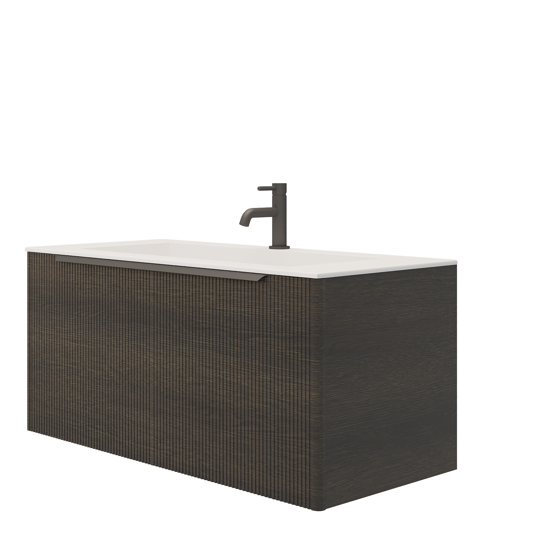 Тумба под раковину Creto Luna Venge 100 см 17-VG100