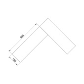 Паркет Елка Английская Lab Arte Angle Дуб Селект Гридж лак 500х150х14/3