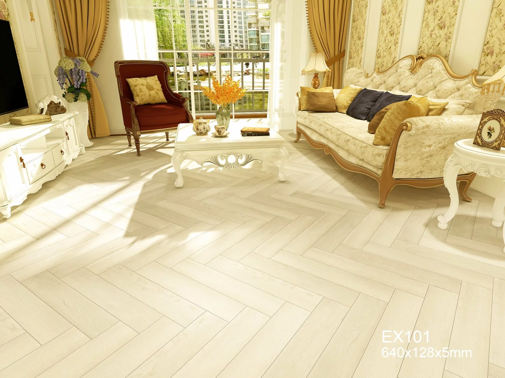 SPC ламинат SKALLA Дуб Берг (Oak Berg) EX101