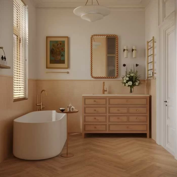 ПВХ-плитка Norland Parquet LVT Паркет Песчаный берег Saver Sand 1067-2