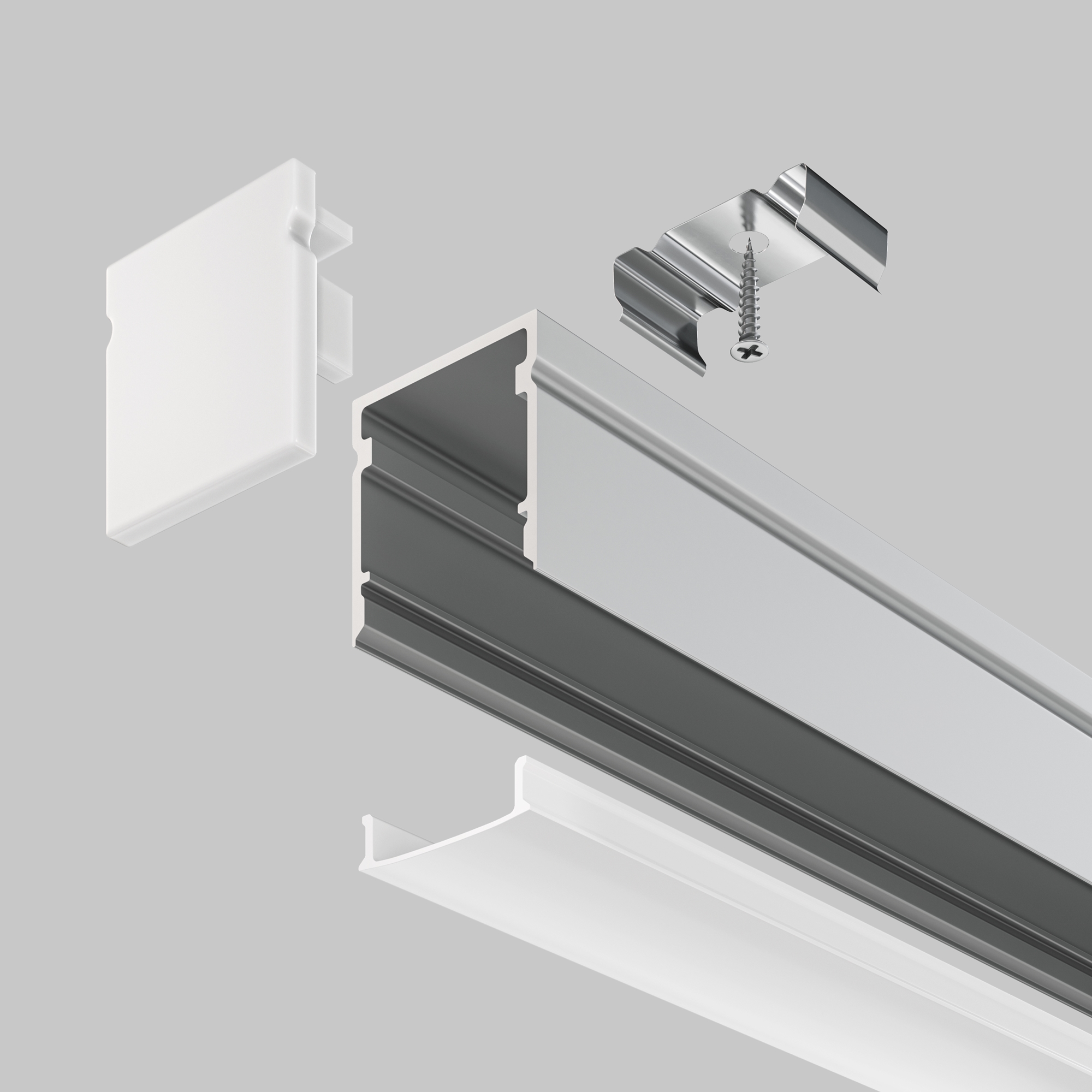 Профиль Led Strip ALM-2020-S-2M