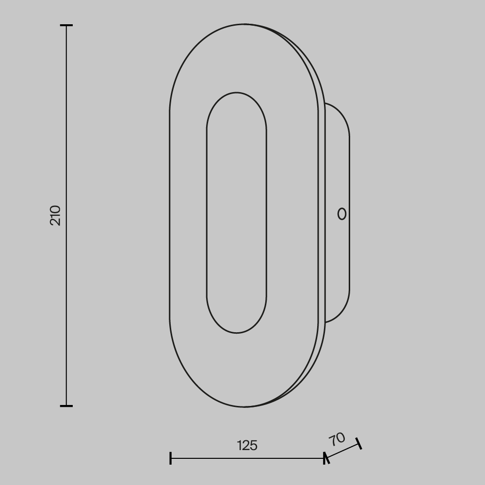 Настенный светильник (бра) Maytoni MOD355WL-L6BS3K