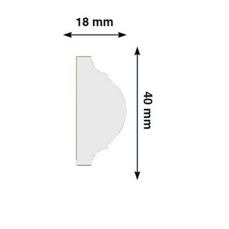 Молдинг HIWOOD D40/ 40 х 18 х 2000