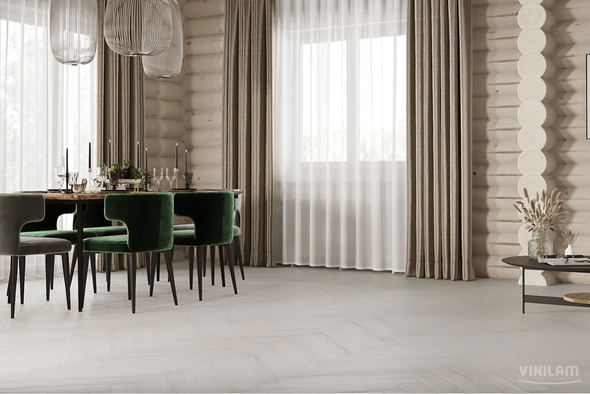 SPC VINILAM PARQUET Herringbone (ISOCORE) IS11366 Паркет Санторини