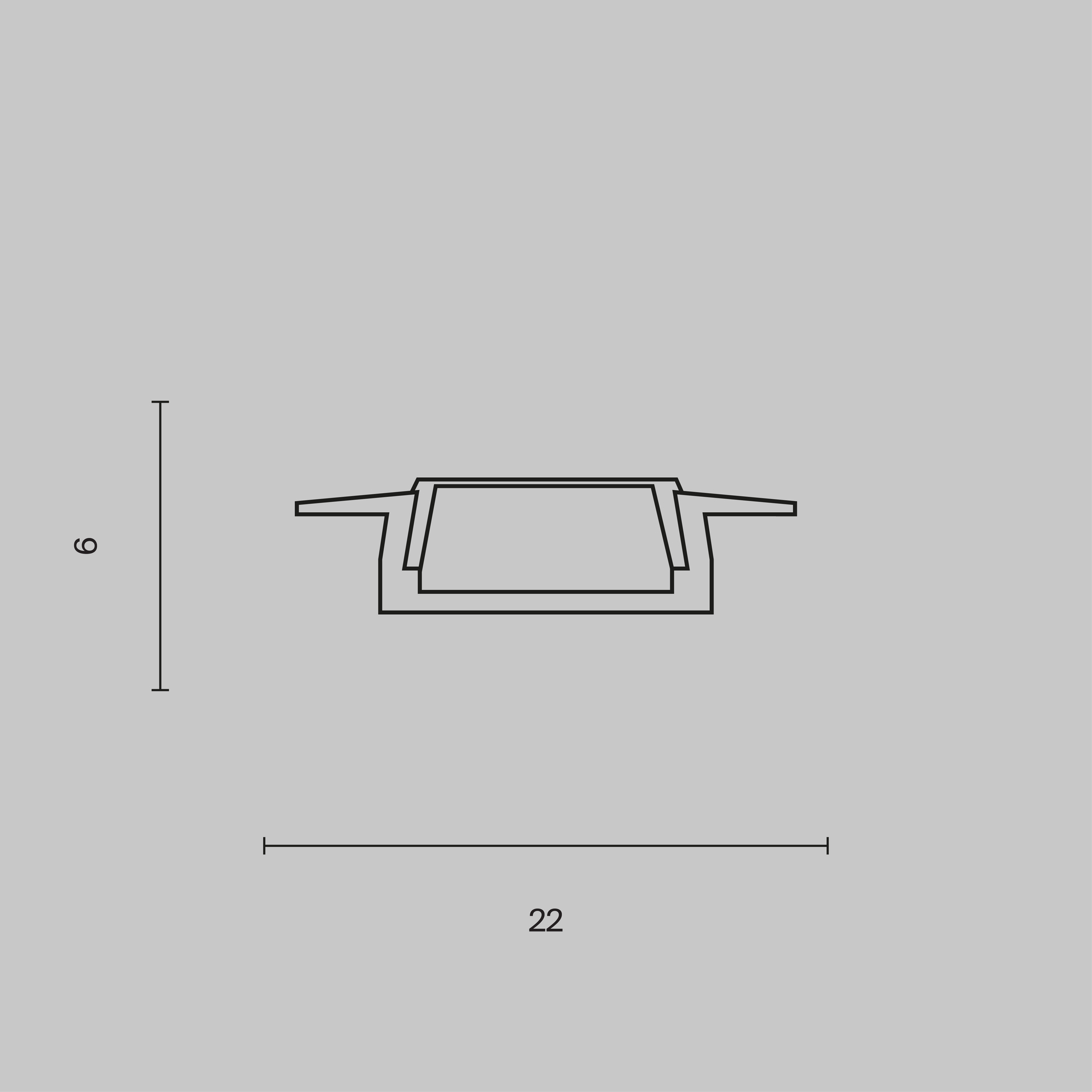 Профиль Led Strip ALM004S-2M