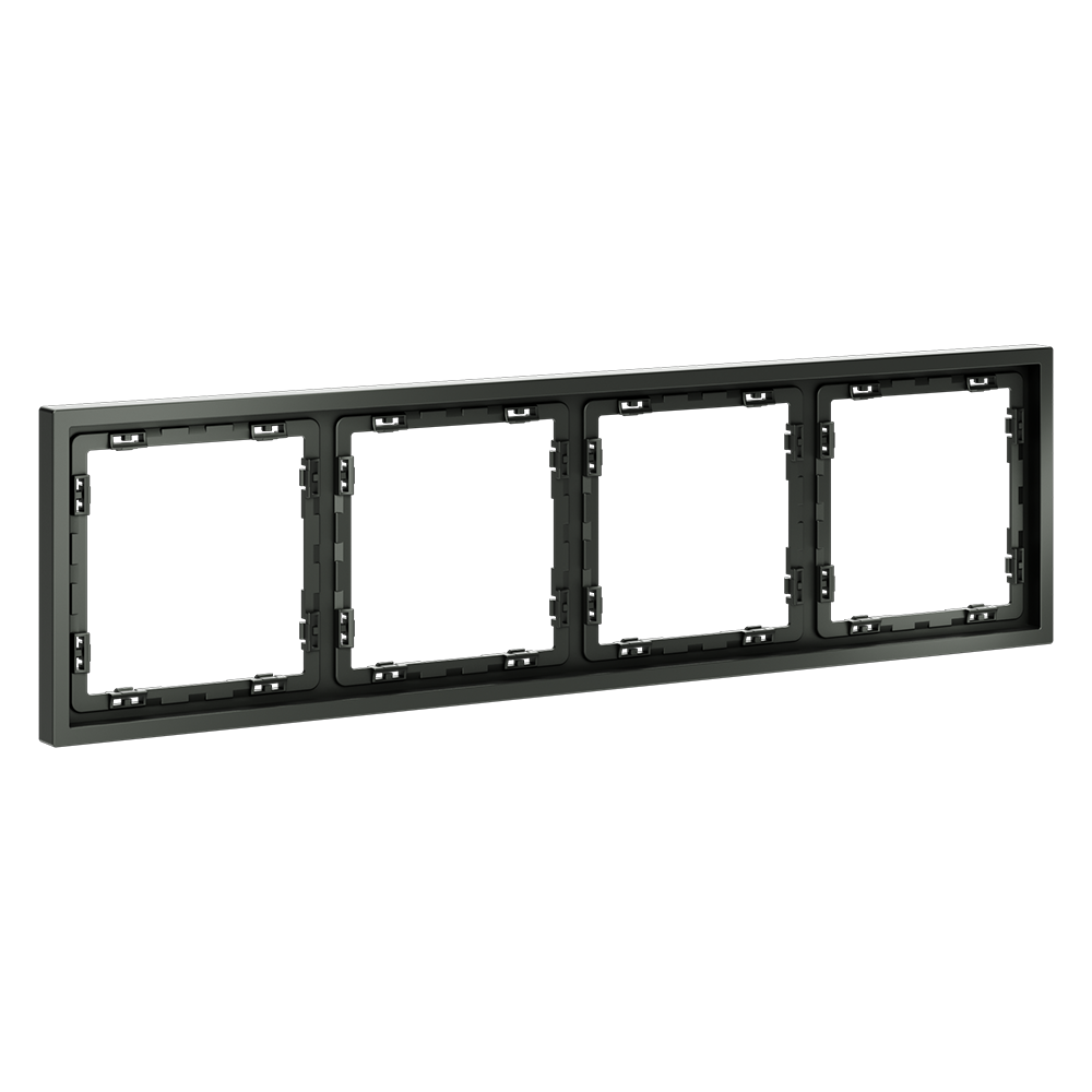 Рамка пластиковая VOLTUM S70 на 4 поста, (титан)