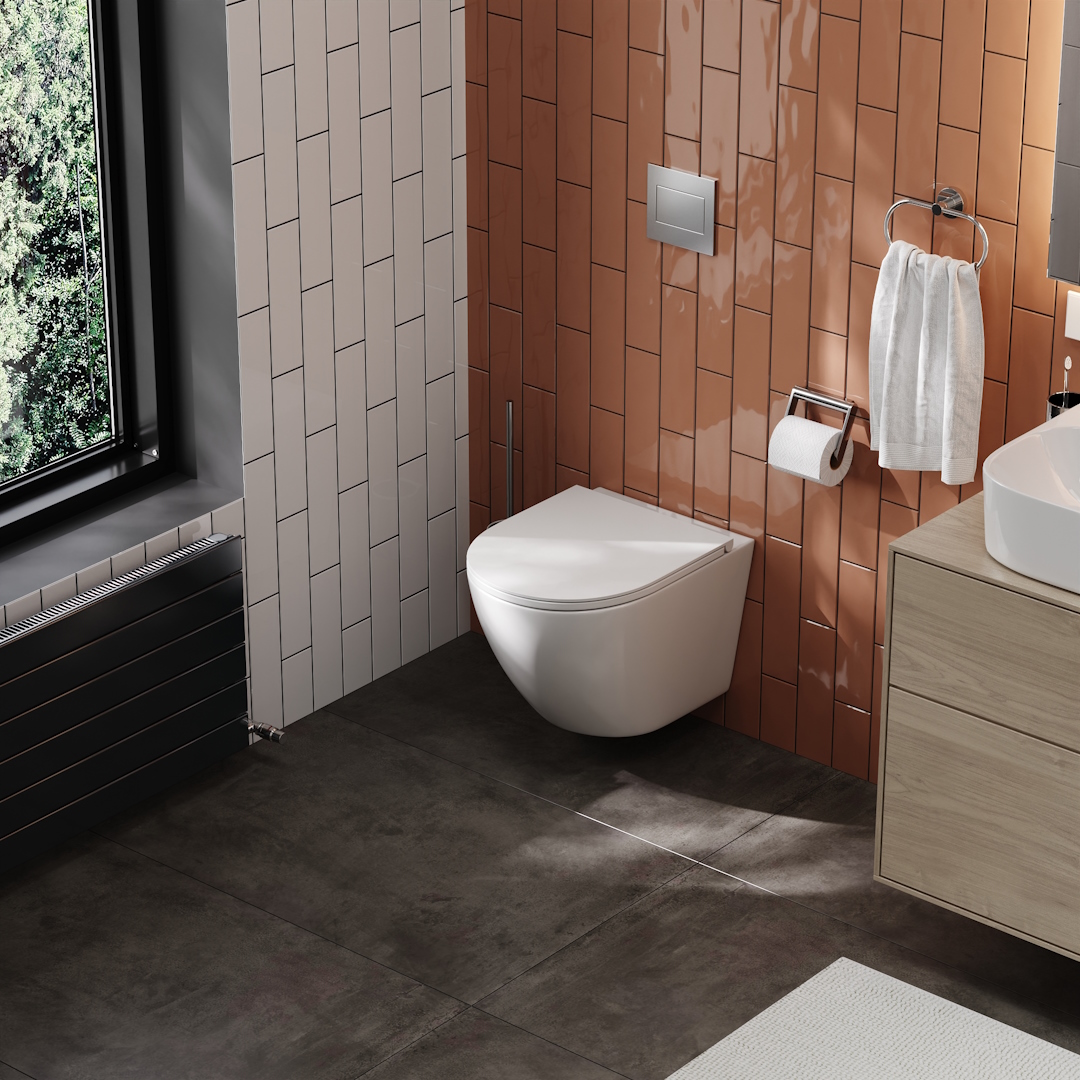 Унитаз подвесной безободковый Creto Cer C5 1005-005Cer-С5W с крышкой-сиденьем микролифт, белый