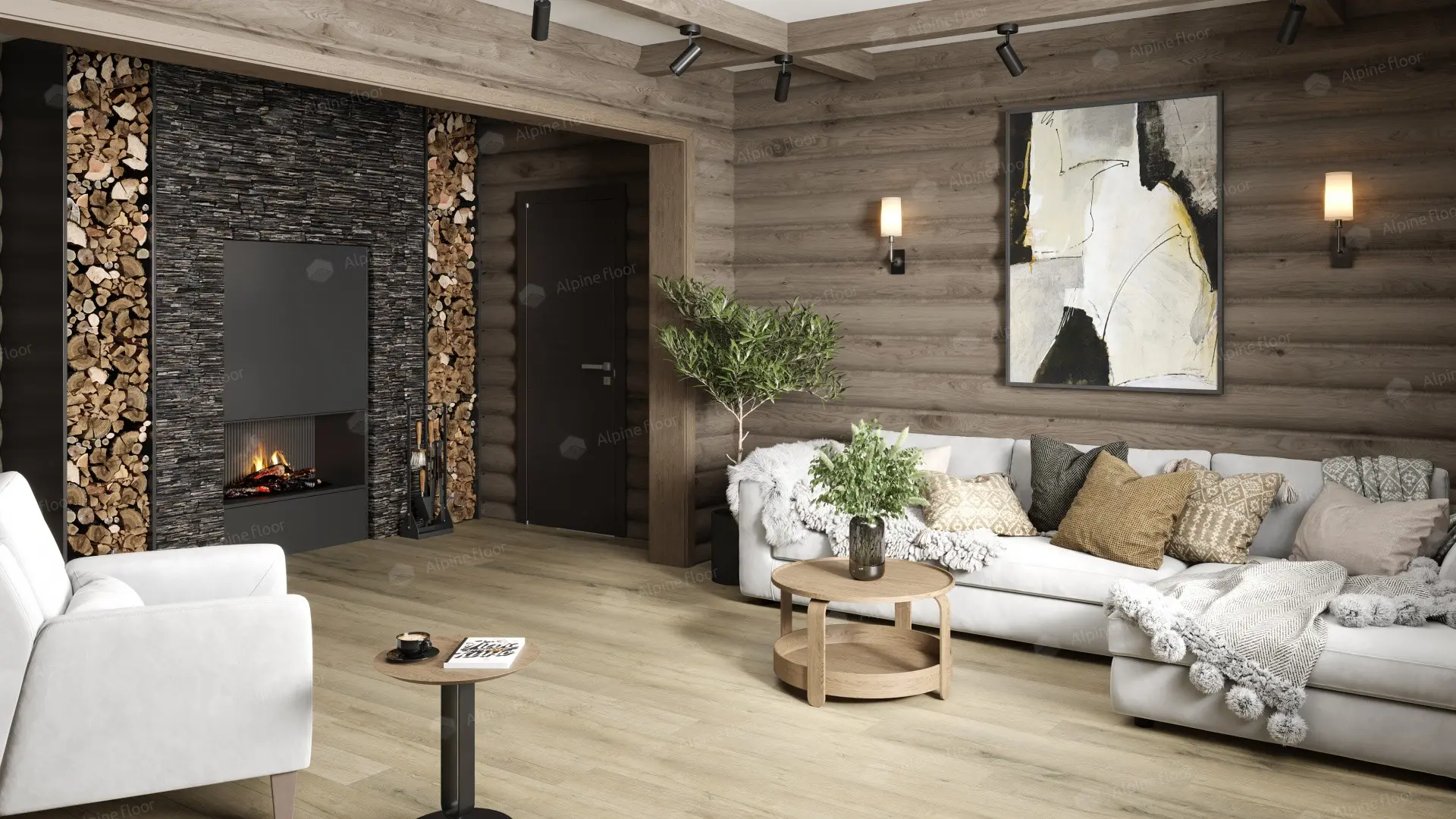 SPC Ламинат Alpine Floor ABA Premium XL ЕСО 7-19 Дуб Сливочный 4V 43кл