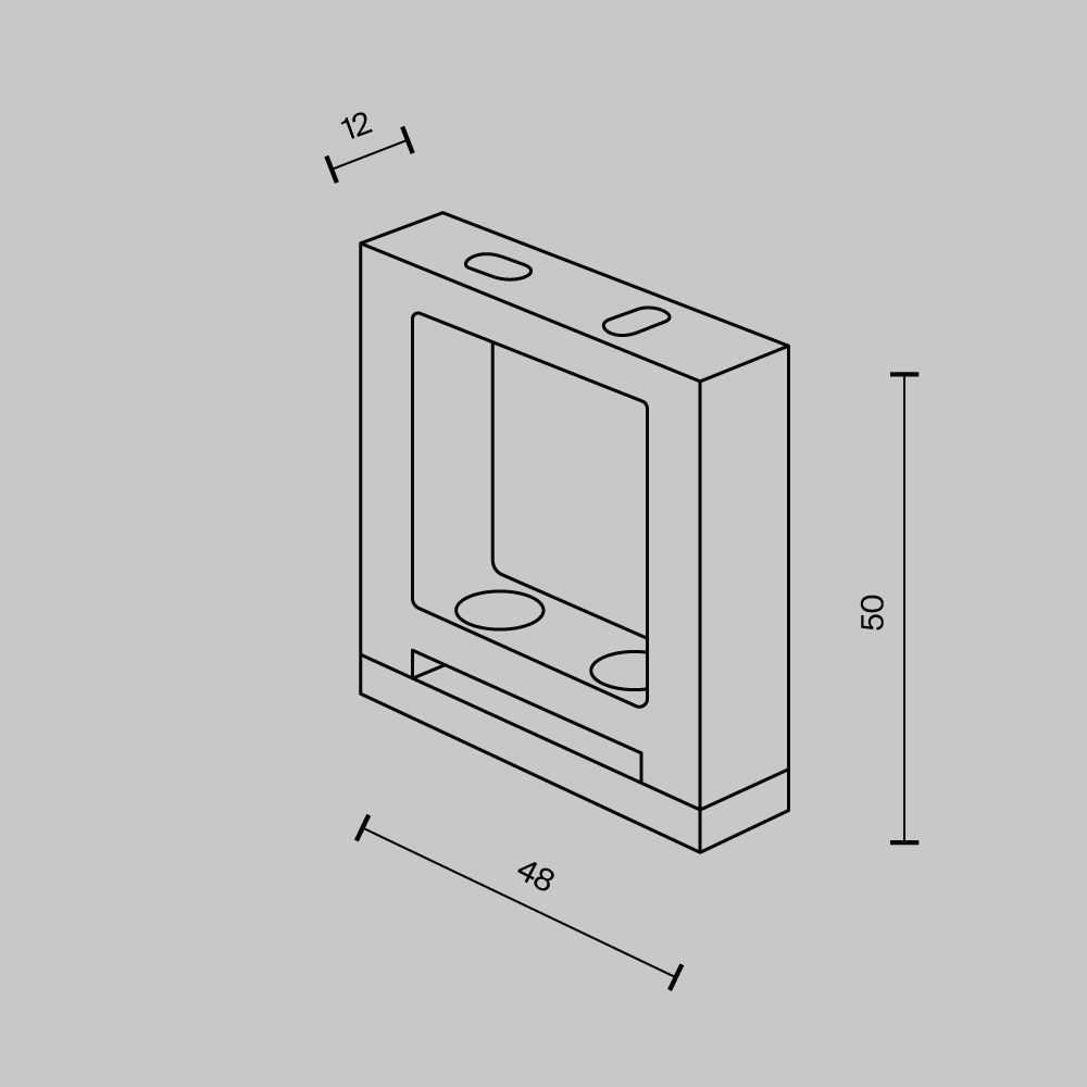 Комплектующие для текстильной подвесной системы Technical TRA130BS-B-1