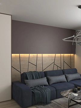 Стеновые Панели Альта Слэб Матовая Эстетика Крот 300х600х2,4мм