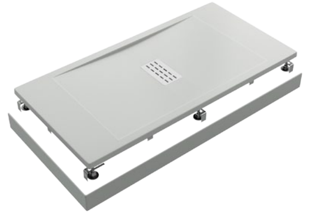 Душевой поддон Creto Etna 100x70 прямоугольный, белый