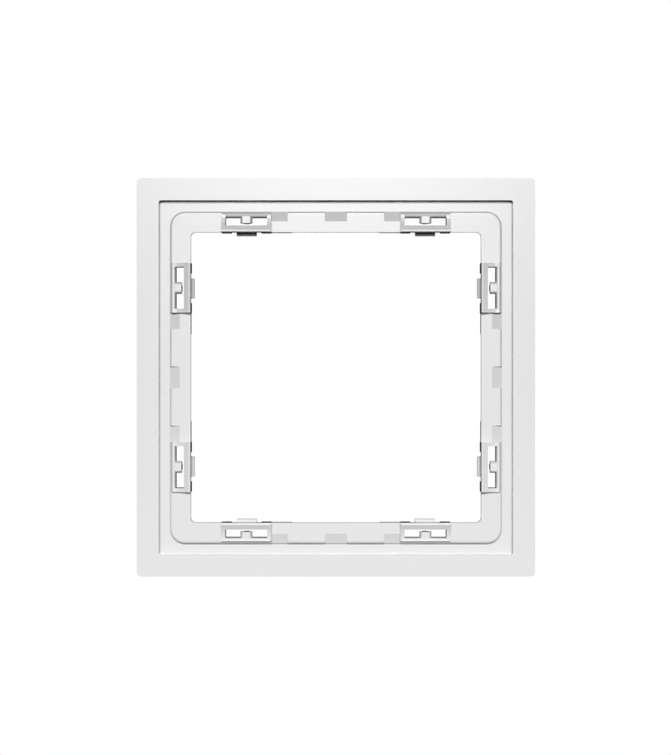 Рамка пластиковая VOLTUM S70 на 1 пост, (белый матовый)