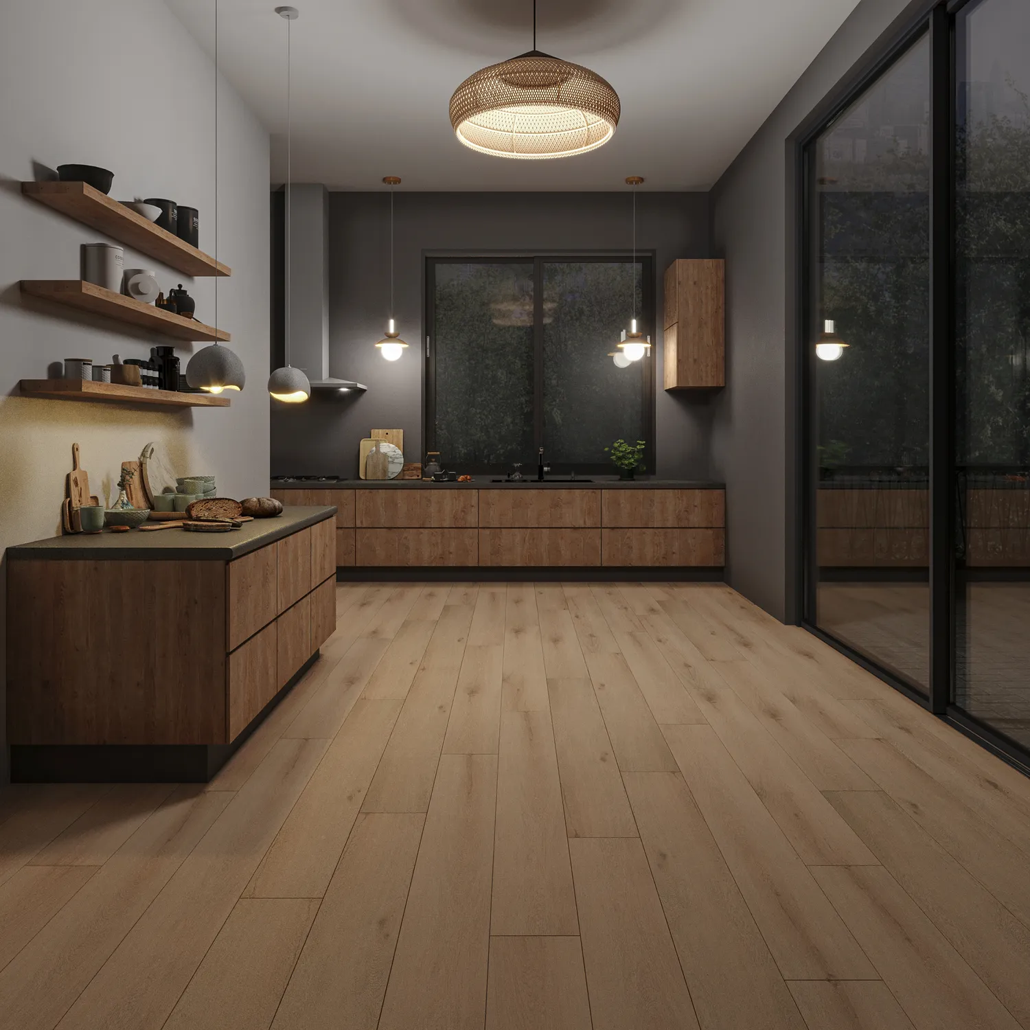 SPC ламинат My Step Аква (Aqua) Long Matt Волар MSA96