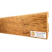 Плинтус МДФ ламинированный TeckWood Дуб Кантри Oak Country 2000×75×16