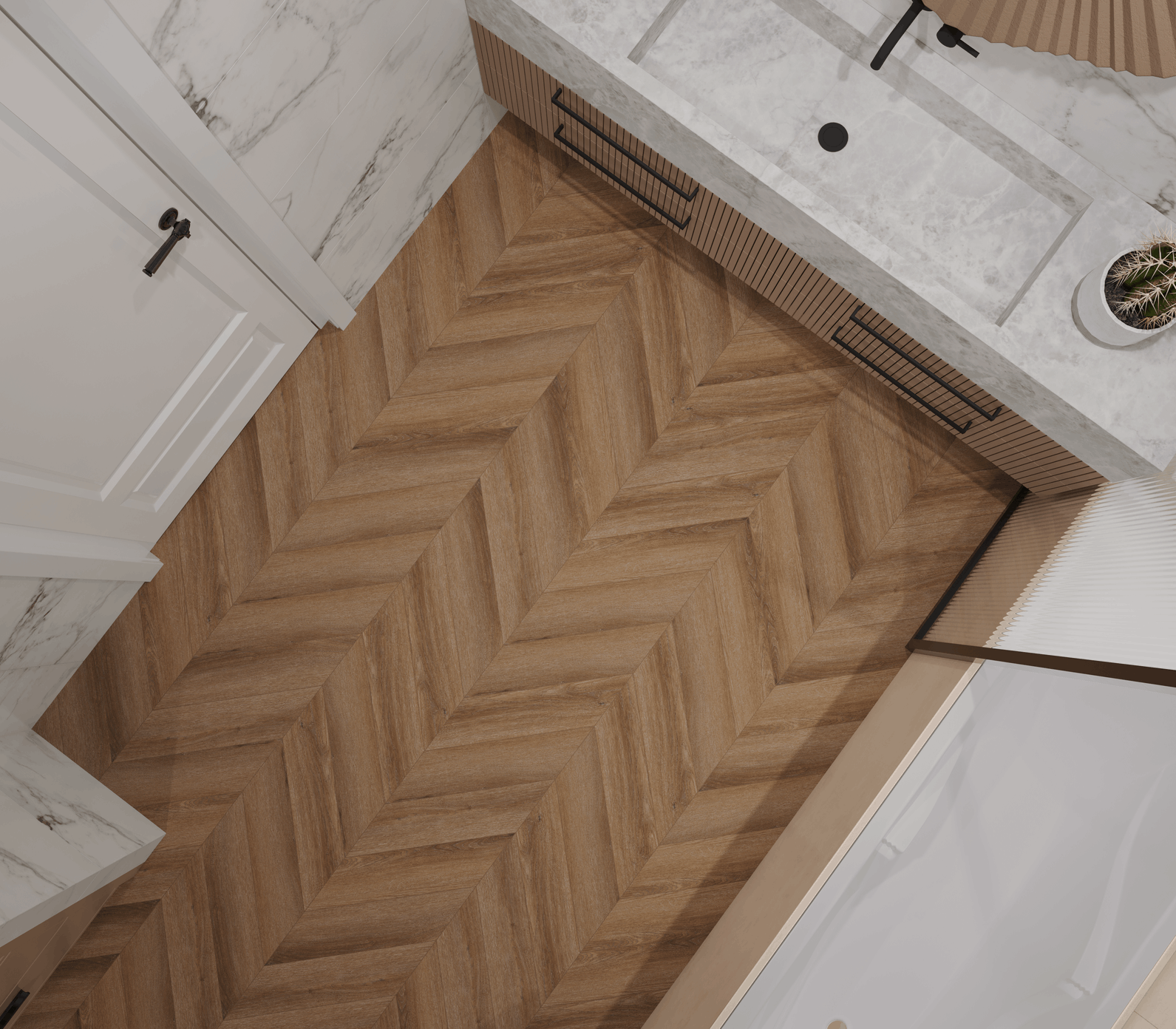 SPC Ламинат Tulesna Art Chevron SEGRETO 1011-6