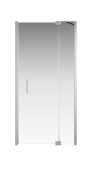 Душевая дверь Creto Tenta 123-WTW-100-C-CH-8 стекло прозрачное EASY CLEAN, профиль хром,100х200 см