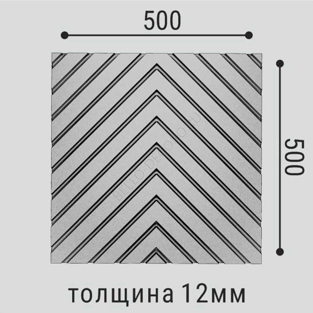 Стеновые Панели Bello deco СП 14 панель 500x500