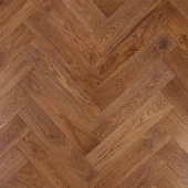 Паркет Елка Английская Lab Arte Angle Дуб Рустик Табак лак 500х110х14/3