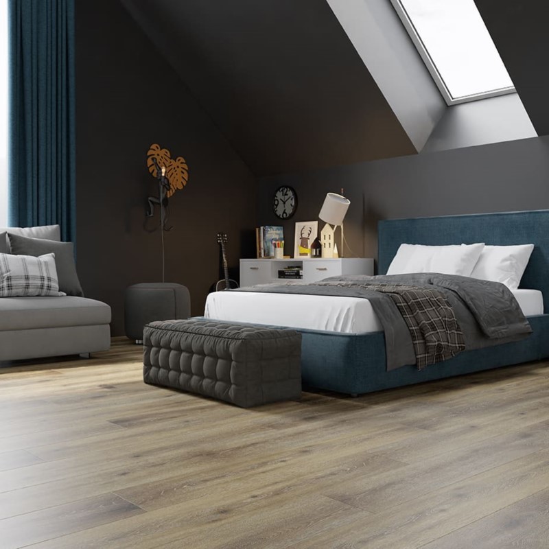 SPC Ламинат Stone Floor MSPC 8мм MP 0004-2 Дуб Уютный дом