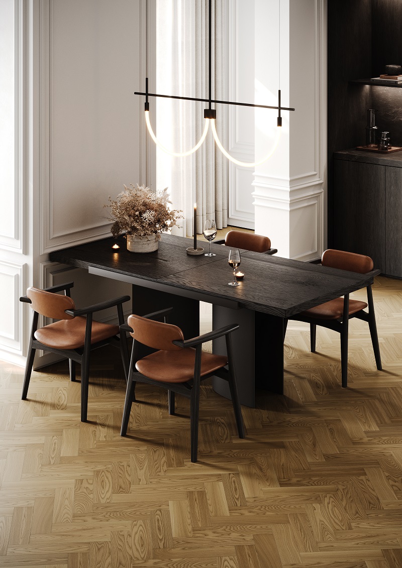 Кварцевый паркет Quartz Parquet Штучный паркет Вяз Кенигсберг 44-550-62 5/0,6 мм