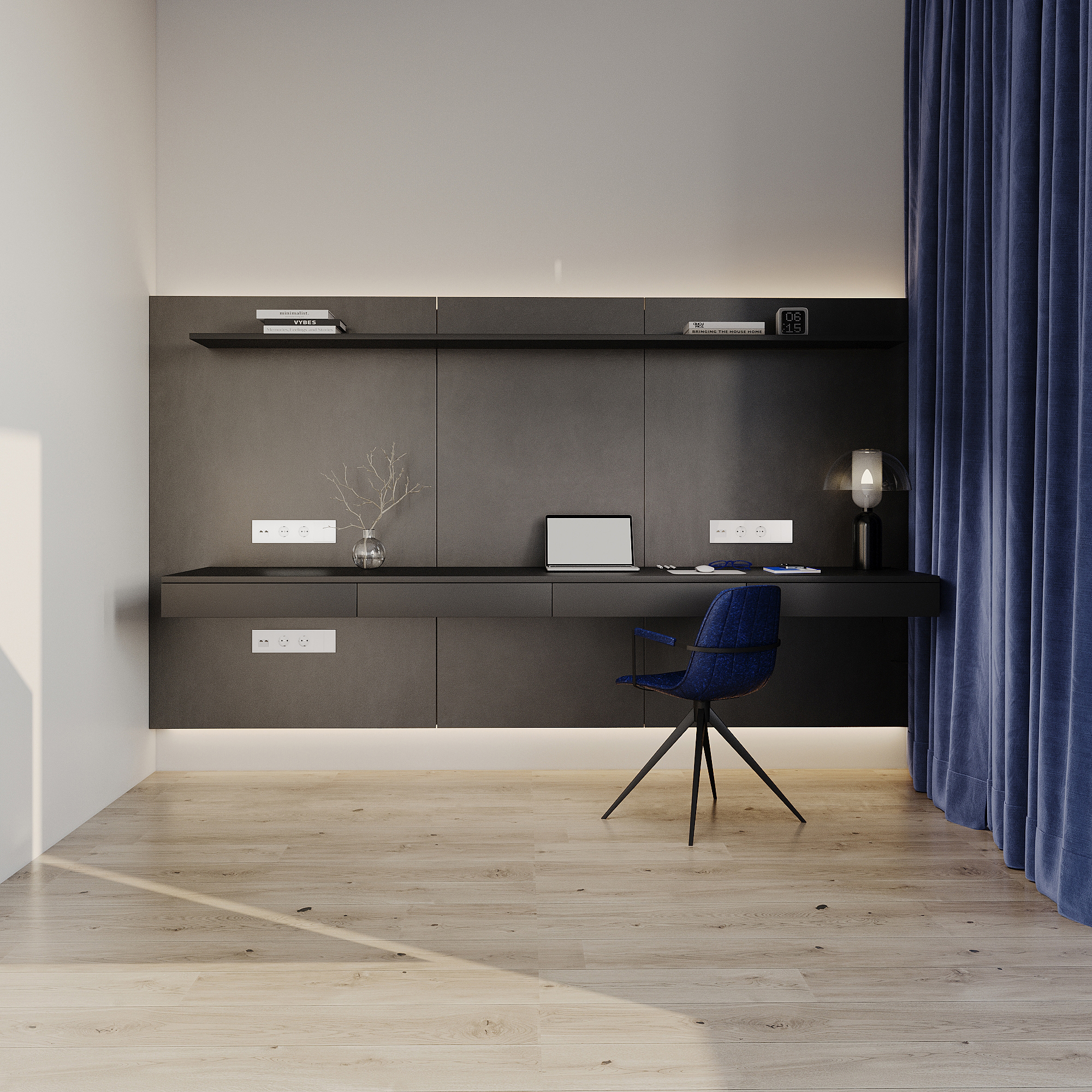 Рамка пластиковая VOLTUM S70 на 4 поста, (белый глянцевый)