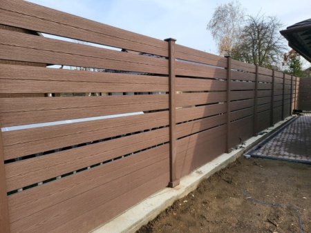 Столб заборный Deko Home Техно 100х100x3000 Венге