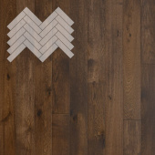 Паркет Елка Английская Lab Arte Angle Дуб Рустик Коньяк лак 500х125х14/3