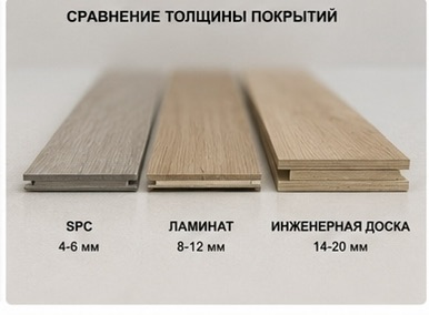 SPC, инженерная доска или ламинат: что лучше выбрать ?