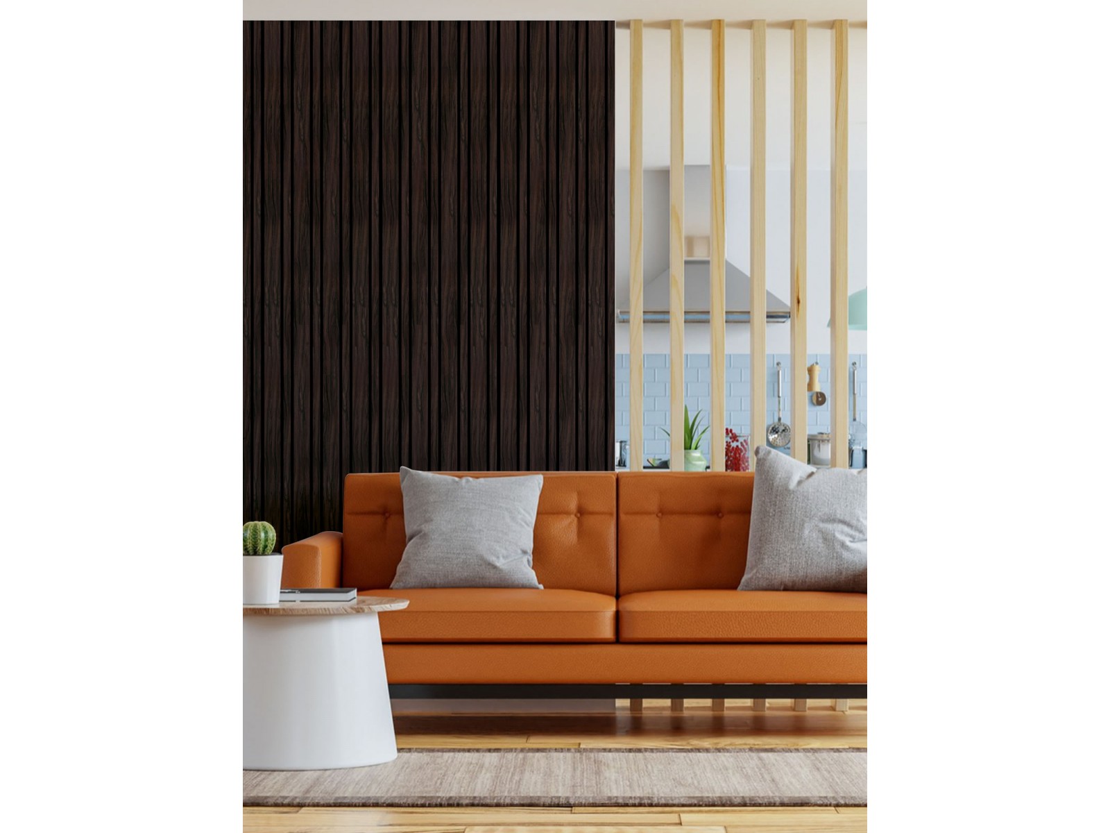 Стеновые Панели HiWood LV133 BR395K Тёмно-коричневый