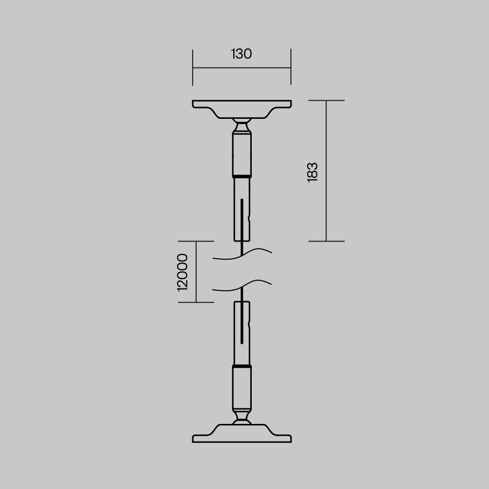 Профиль Led Strip LM-B-12M