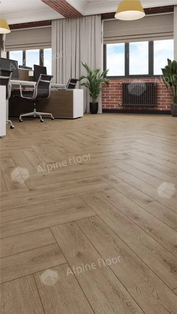 Ламинат Alpine Floor Herringbone 12 Pro 4V 34 (CH) LF106-07B Дуб Прованс