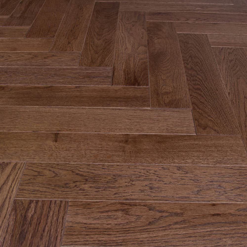 Паркет Елка Английская Lab Arte Angle Дуб Селект Табак лак 500х125х14/3