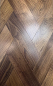 Паркет елка Deko Wood Urban Итальянская елка  Американский орех селект  Diamond 550 x 150 x 14 / 1.32м2