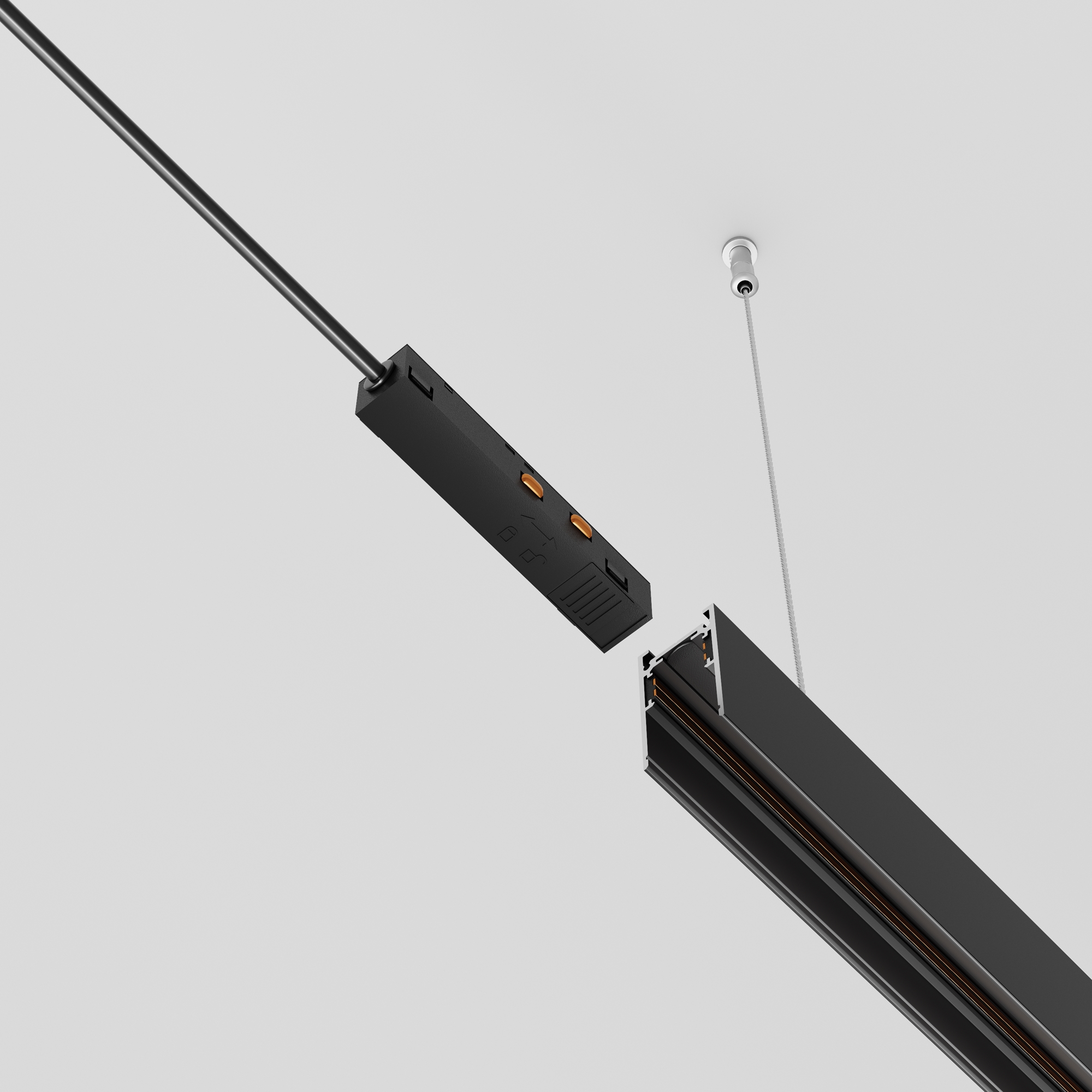 Комплектующие для систем освещения с токоведущими элементами Technical TRA034B-42B