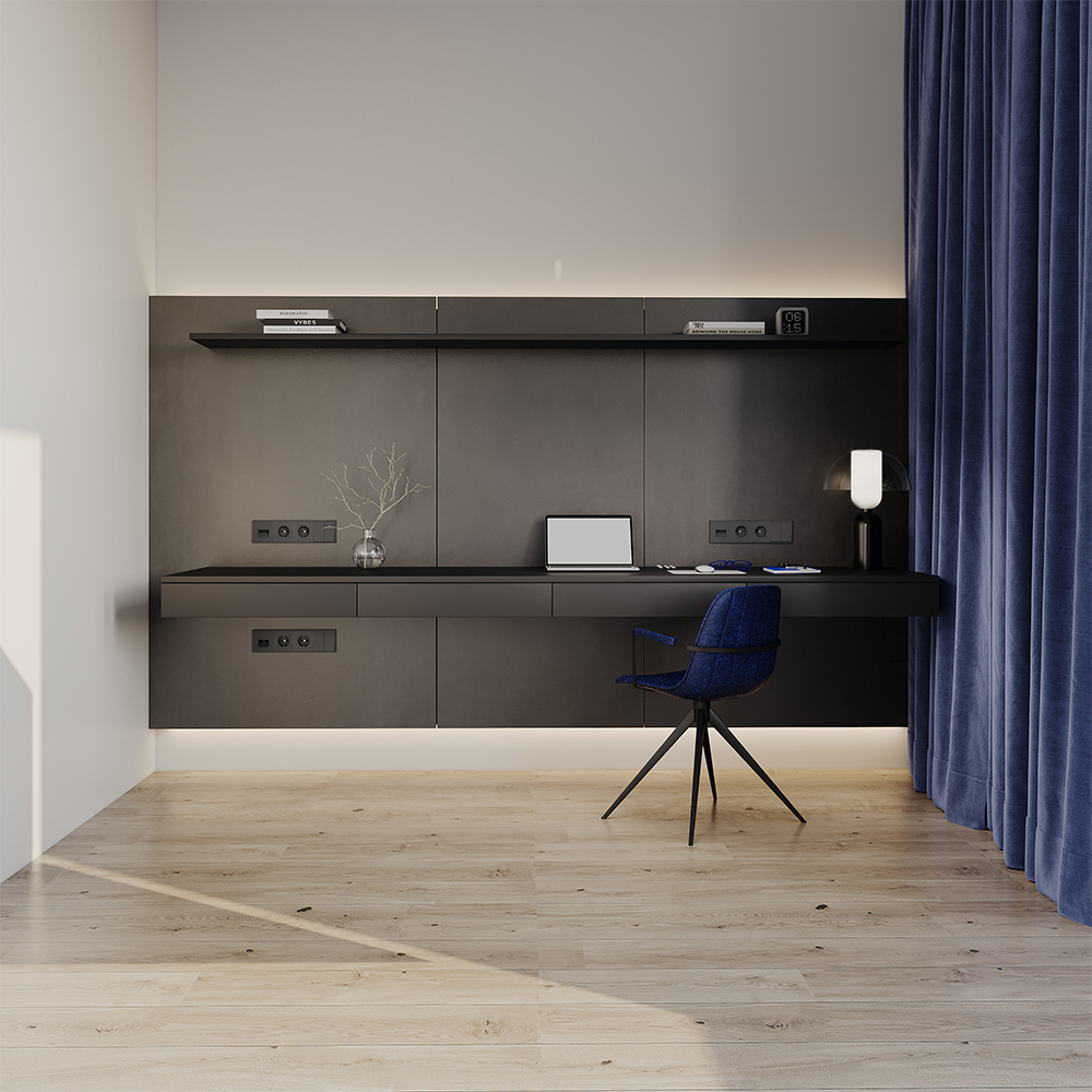 Рамка пластиковая VOLTUM S70 на 4 поста, (графит)