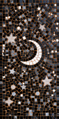 Керамогранит Декоративное панно MDetails Starry Night (набор из 4шт. 60x120) 120x240
