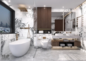 Керамогранит NT CERAMIC Bright and Shiny Statuario Infinity Marble Grey NTT9111P