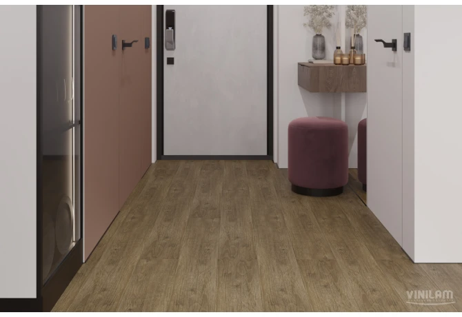 Кварц виниловый ламинат VINILAM Click 3.7 мм 8891 Дуб Мёрс