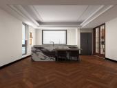 SPC Ламинат CM Floor Parkett 5.5/43 4V 40 Махагон 610x122