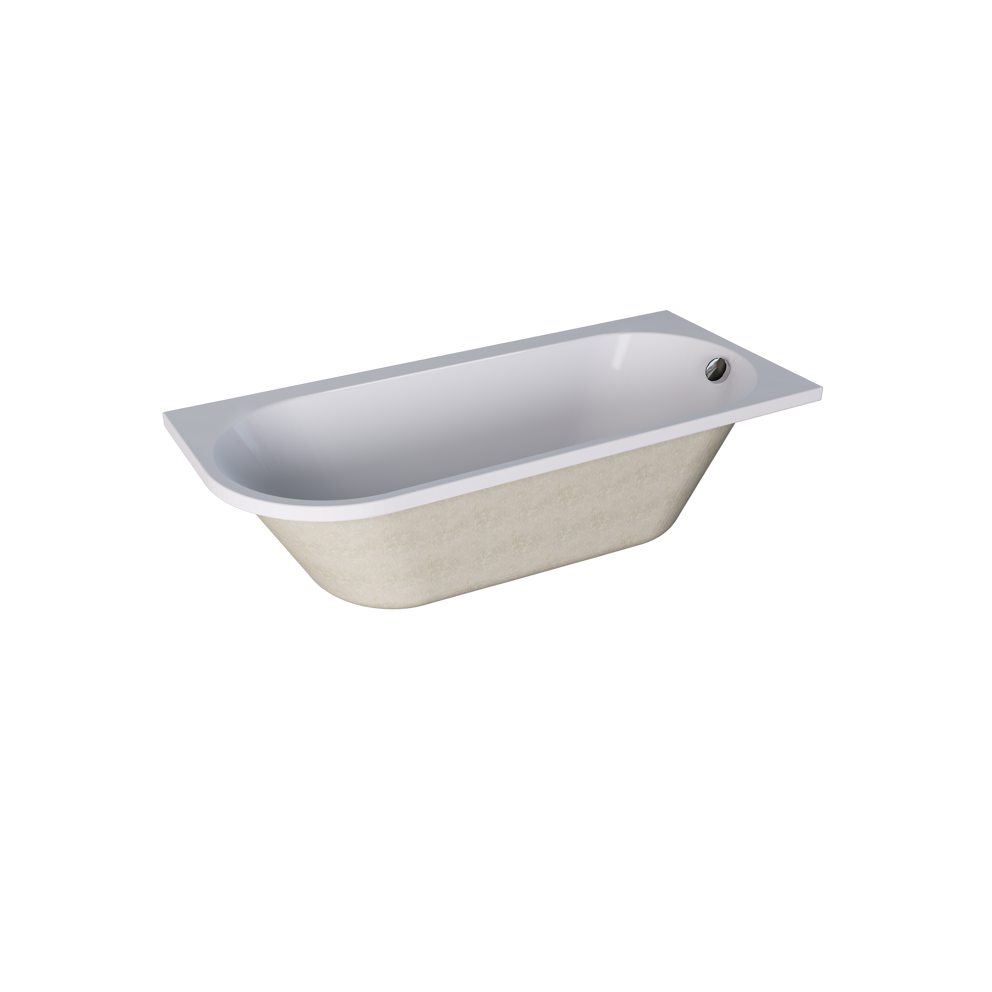 Акриловая ванна 170х75 см Creto Melissa 32-17075R белая
