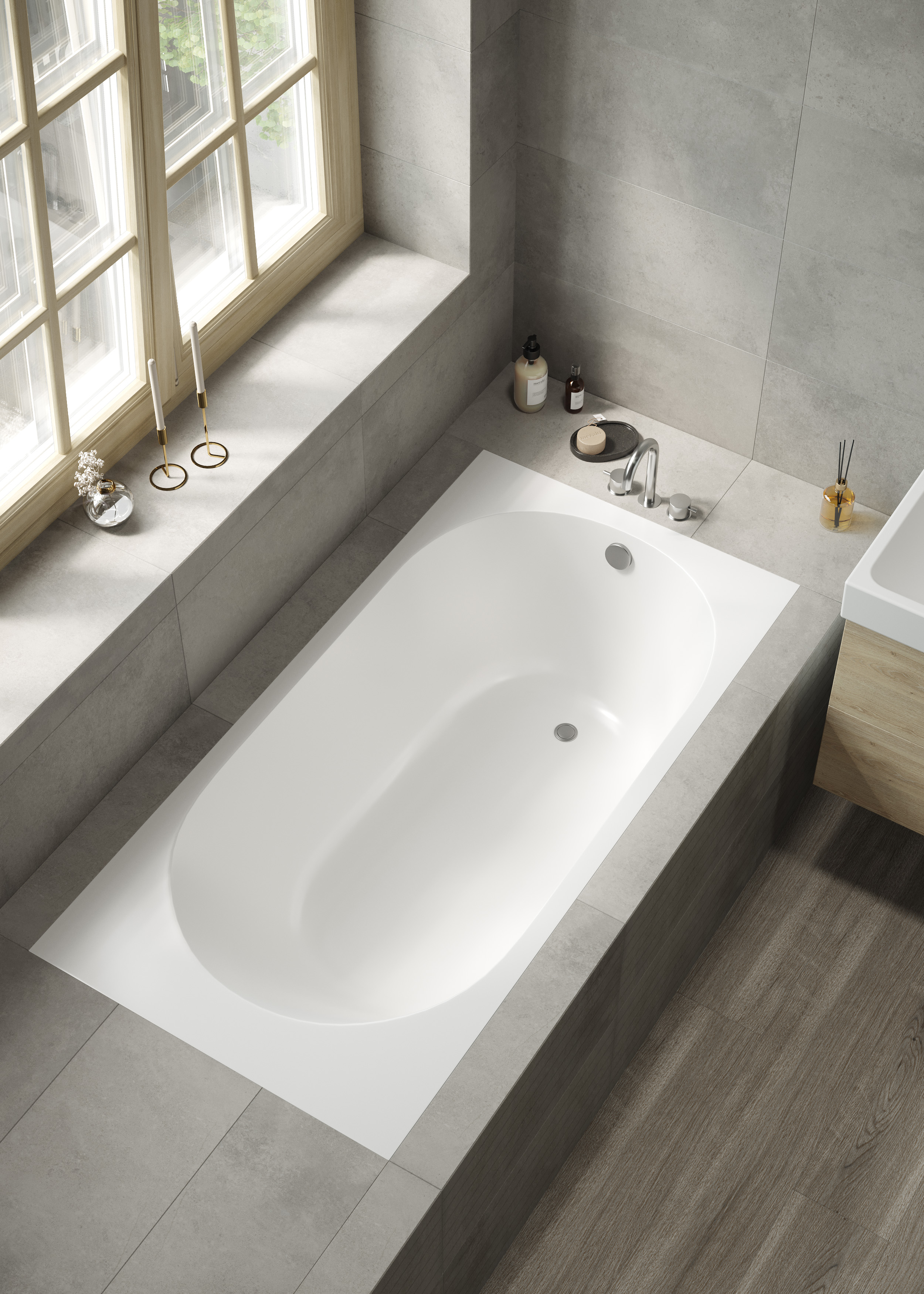 Акриловая ванна Creto Solly 150х70 см 18-15070