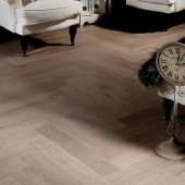 Coswick Английская елка 3-х слойная T&G шип-паз (90°) Шамбор рустикальный 1151-3215-20