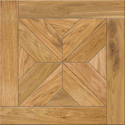 Модульный паркет инженерный Lab Arte №1-110 Дуб Натур лак 744*744*14/3 мм